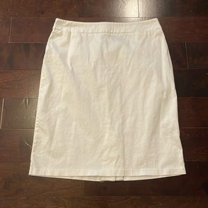 New York & Company White Skirt Size 2